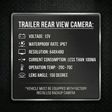UTBCK Universal Trailer Backup Camera Kit Eurotech Electronics