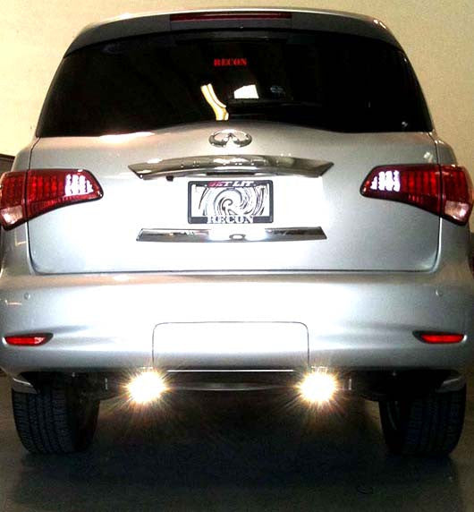 1100 Lumen Driving Light Kit 10W 6500K LEDs Chrome Oval Housing Clear