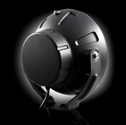 6" Round 6,250K HID Driving Light Four 6,250K LED Daytime Running Lights Chrome Internal Housing