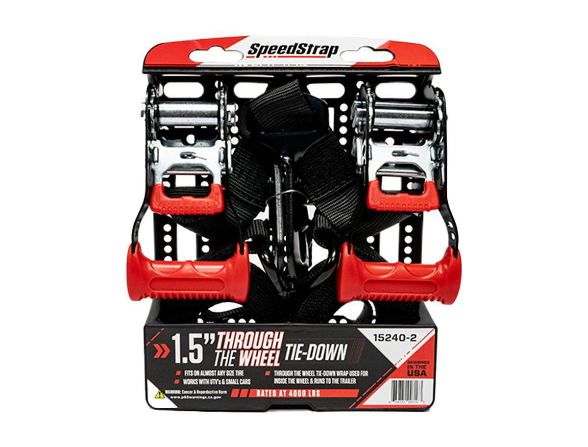 SPEEDSTRAP Wheel Lasso Tie Down 1.5″ X 10′ (2 PACK)