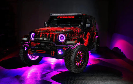 ORACLE LIGHTING LED ILLUMINATED WHEEL RINGS - COLORSHIFT oracle