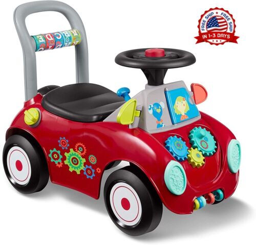 Push Car for Kids with Horn, Music, and Storage - Perfect for Boys and Girls