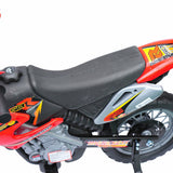 Qaba 6V Kids Electric Ride-On Motorcycle Dirt Bike with Trailer Toy