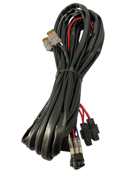 Amber CB30 Pod Bundle With Wiring Harness by GG Lighting