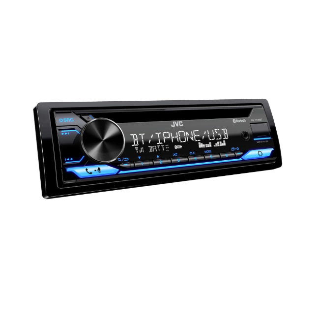 JVC KD-T720BT Single DIN CD Receiver with Bluetooth JVC