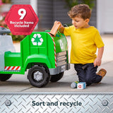 Real Rigs Toddler Recycling Truck: An Interactive Ride-On Toy for Kids Ages 1 and Up