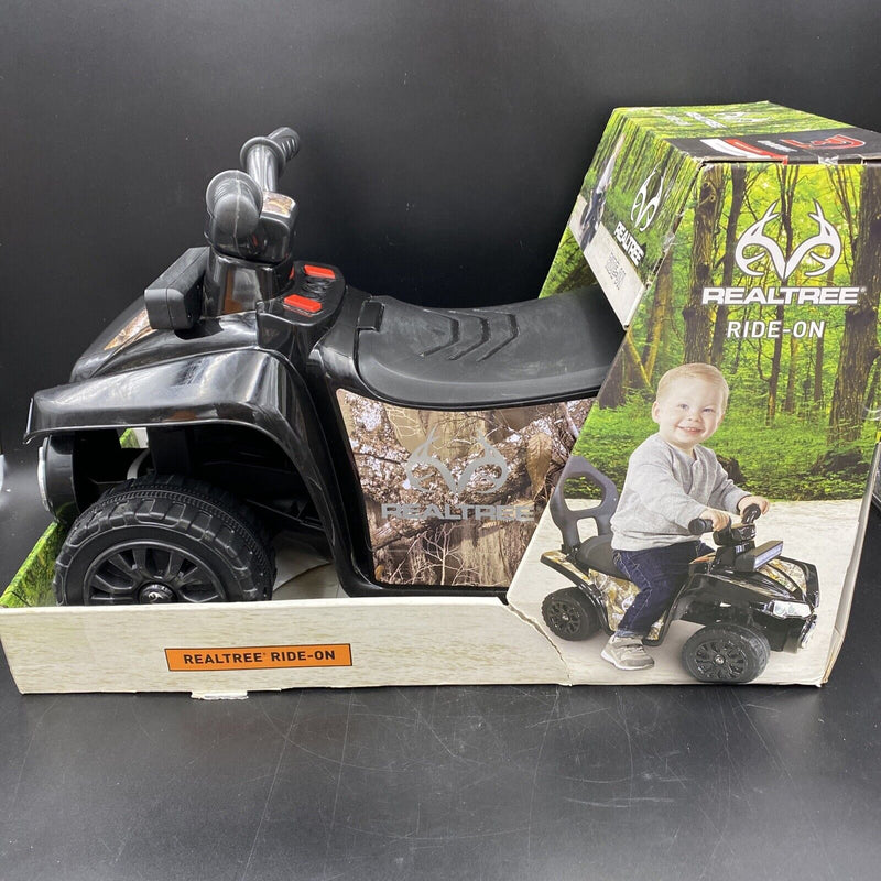 Realtree Boys Scooter Ride-On Toy with Light Bar and Animal Sounds
