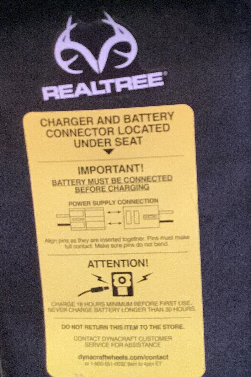 RealTree Camouflage 6v Electric Quad Toddler Ride-On Toy by Dynacraft