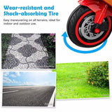 Red 12V Electric Motorbike for Kids with Training Wheels - Ride-On Motorcycle