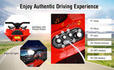 Red 12V Kids Electric ATV Quad Ride On Car with MP3 Player and LED Lights