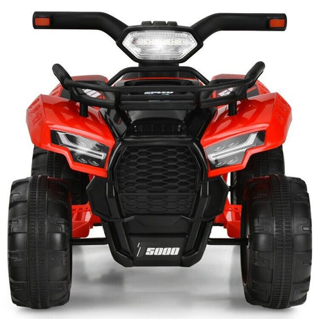 Red 12V Kids Electric ATV Quad Ride On Car with MP3 Player and LED Lights