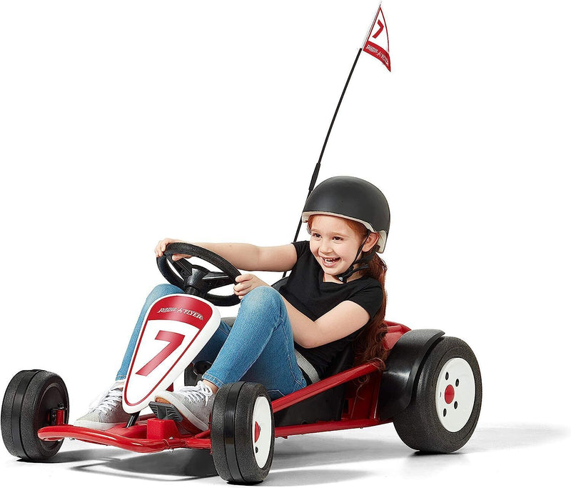 Red 24 Volt Outdoor Go-Kart for Kids Ages 3-8: The Perfect Ride-On Toy!
