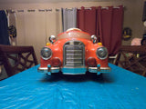 Red Battery-Powered Classic Car Ride-On by Lil Rider