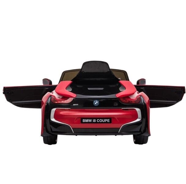 Red BMW 12V Ride-On Toy Car with Parental Remote Control for Kids Ages 3-6 (Up to 66 lbs)
