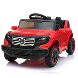 Red Electric Ride-On Car for Kids with Remote Control and LED Lights - 3 Speed Options