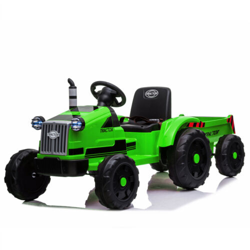 Remote Control Electric Excavator Toy Tractor for Kids - 12V with 2.4GHz RC