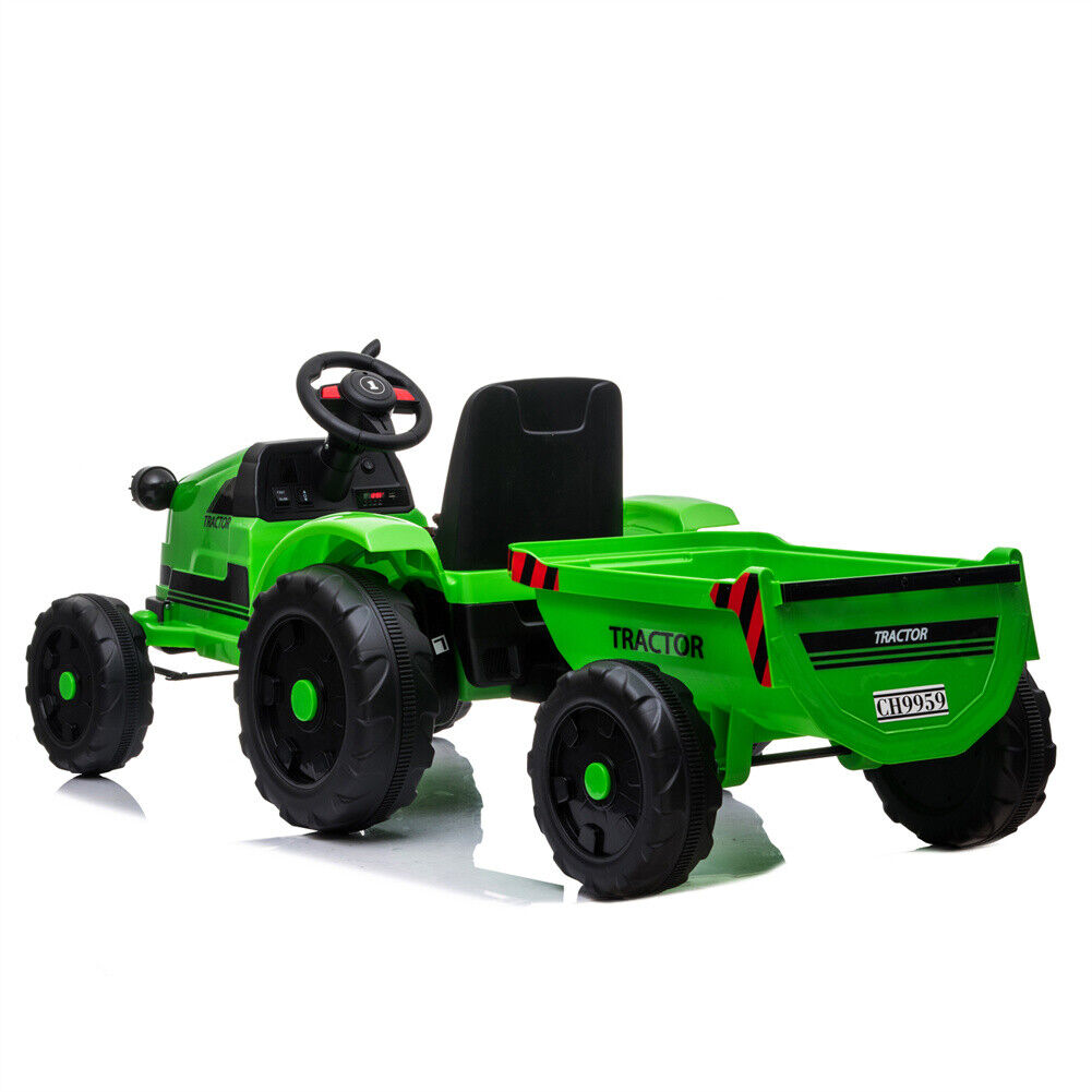 Remote Control Electric Excavator Toy Tractor for Kids - 12V with 2.4GHz RC