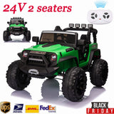 Remote Control Electric Jeep Truck Toy for Kids - 200W×2 Motor - Perfect Christmas Gift