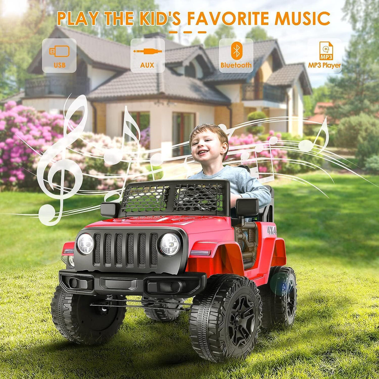 Remote Control Lamborghini Electric Ride-On Car for Kids 24/12V