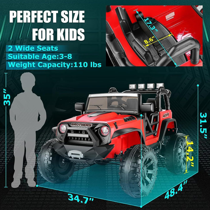 Electric Lamborghini Ride-On Car for Kids with Remote Control - 24/12V Truck Design