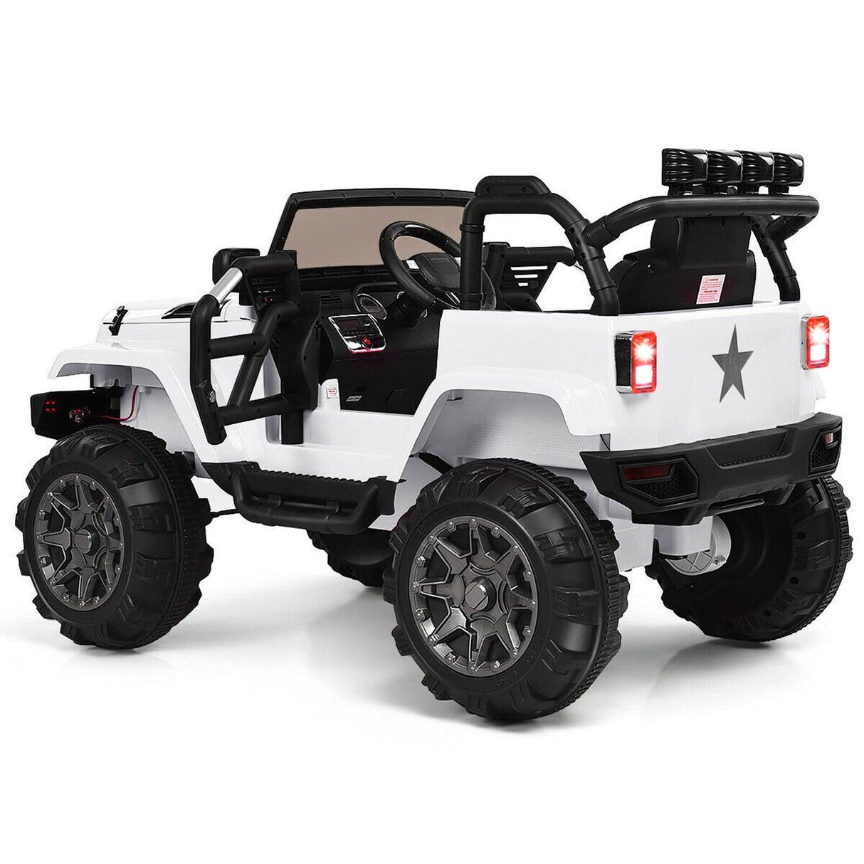 Remote-Controlled 12V Electric Kids Ride-on Truck with Parental Control