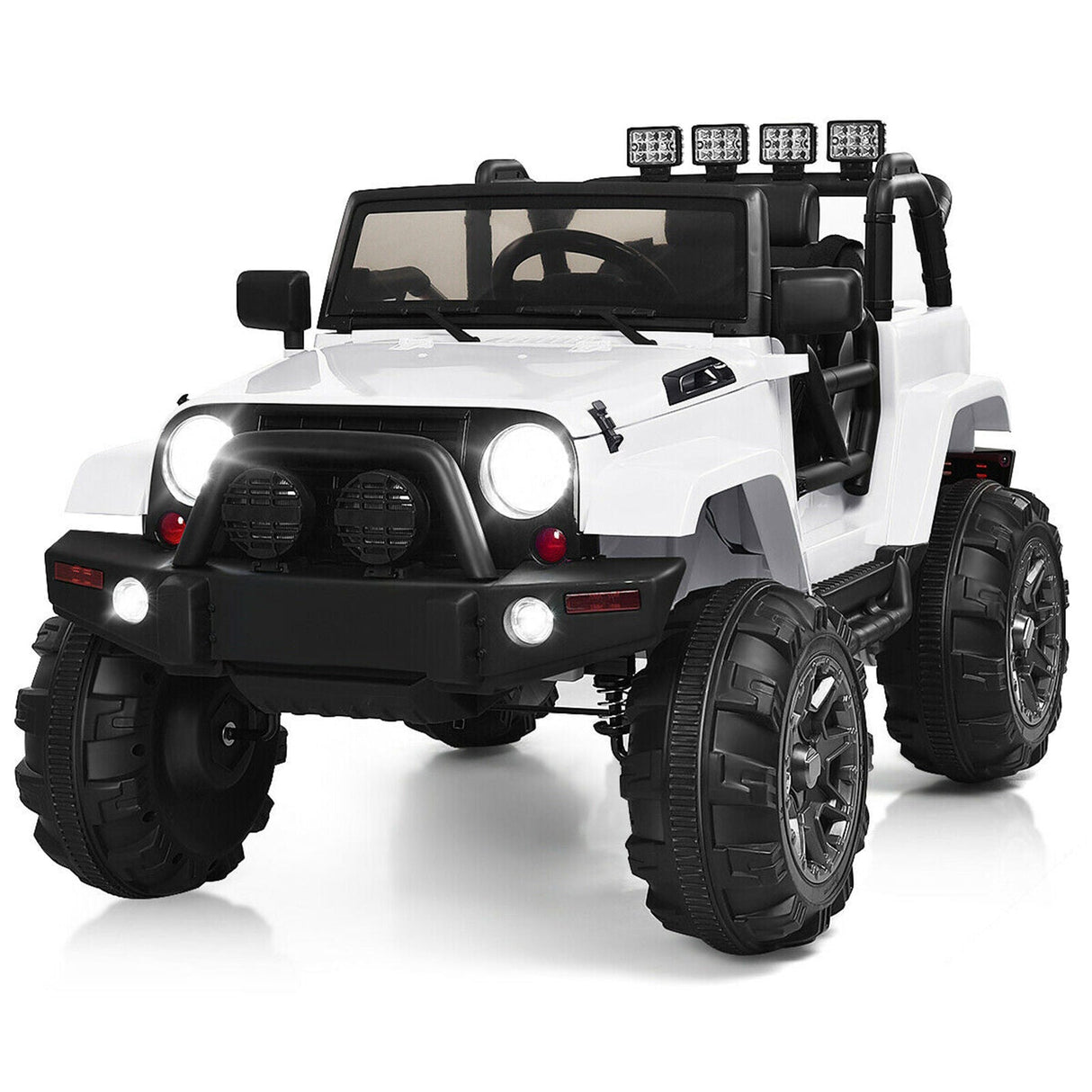 Remote-Controlled 12V Electric Kids Ride-on Truck with Parental Control