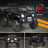 Remote Controlled 12V Kids Ride On Truck with Double Magnetic Door