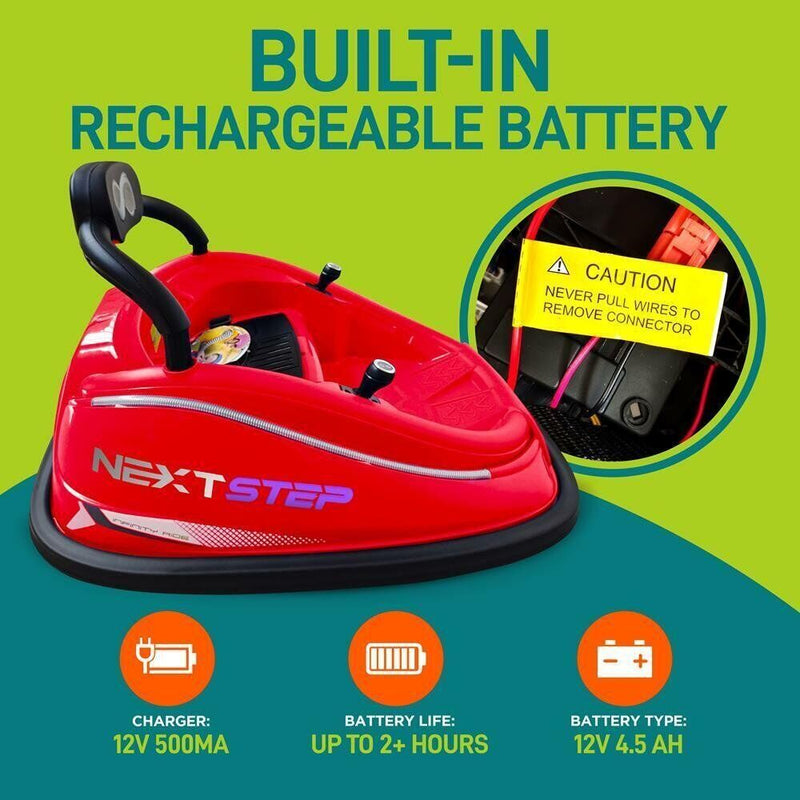 Remote Controlled Red Bumper Car for Kids by Serenelife