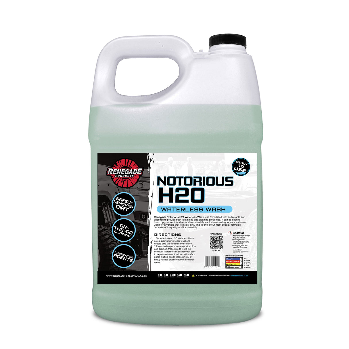 NOtorious H2O Waterless Wash