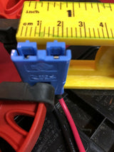 Replacement 12V Battery with Blue Grid Connector and Fuse for Kid Trax Dodge RAM Cop Police Car
