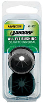 Jandorf Conduit Bushing, 3/4 in Dia Cable, Nylon, Black, 1 in Dia Panel Hole, 0.453 in Thick Panel 2pk #61402 Jandorf