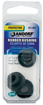 Jandorf Conduit Bushing, 3/8 in Dia Cable, Rubber, Black, 3/16 in Thick Panel 3pk #61482 Jandorf