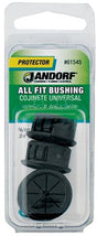 Jandorf  Conduit Bushing, 1/2 in Dia Cable, Nylon, Black, 3/4 in Dia Panel Hole 4pk #61545 Jandorf
