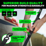 1" x 10' Retractable Ratchet Straps