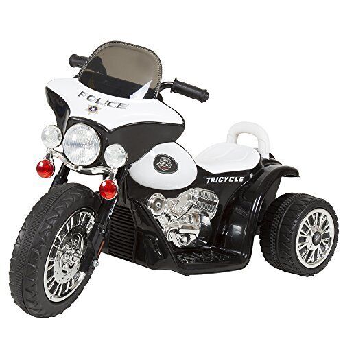 Rev Up the Fun: 6V Electric Police Motorcycle Ride On Toy for Boys Ages 3-7