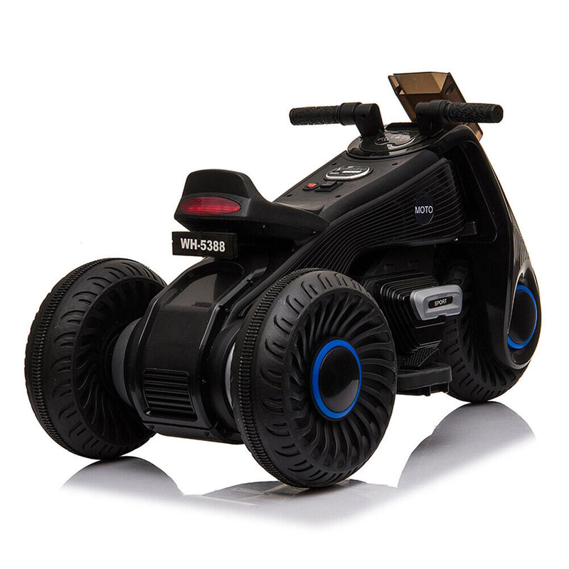 Rev Up the Fun: 6V Electric Ride-On Motor Bike for Kids with Double Drive and Music - 3 Wheels