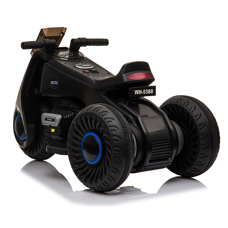 Rev Up the Fun: 6V Electric Ride-On Motor Bike for Kids with Double Drive and Music - 3 Wheels