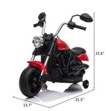 Rev Up the Fun: Electric Ride-On Motorcycle Toy with Headlights and Training Wheels for Kids