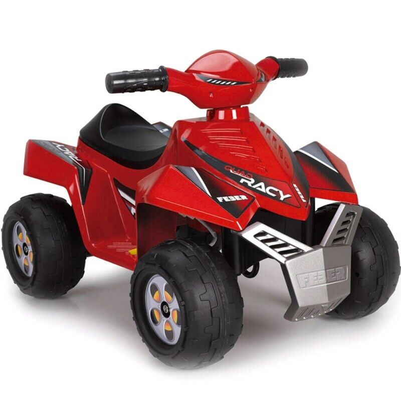 Rev Up the Fun with FEBER 6V Racy Quad Battery Ride-On