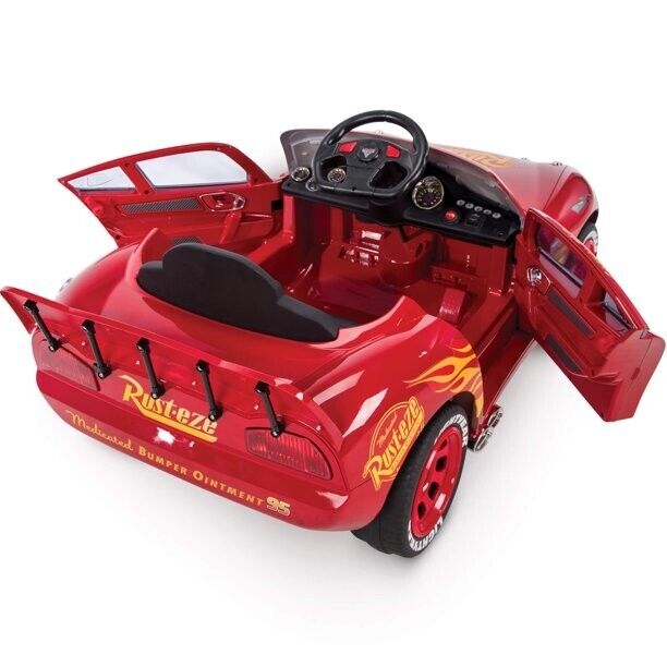 Rev Up the Fun with Huffy Lightning McQueen 6V Ride-On Car for Kids