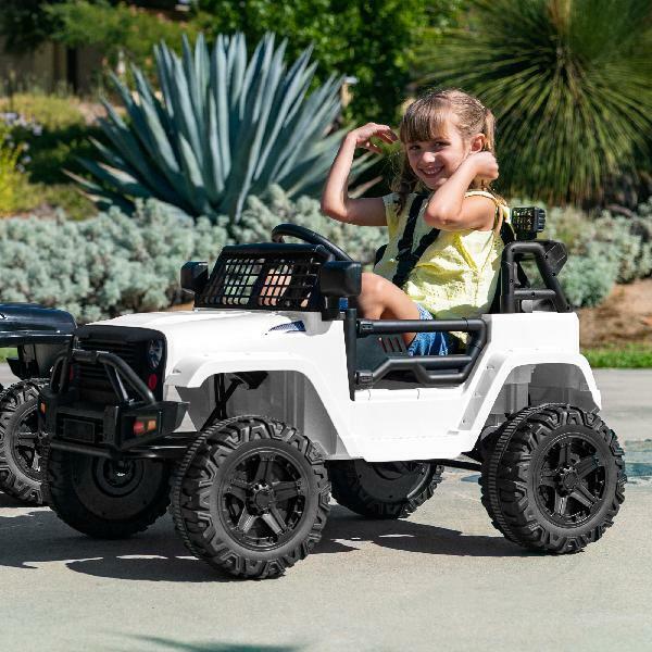 Rev Up the Fun with Our 12V Kids Ride-On Truck Car - Includes Parent Remote Control!