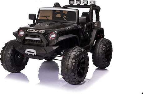 2-Seater 24V Electric Kids Ride-On Truck with Remote Control, MP3 Player, and LED Lights