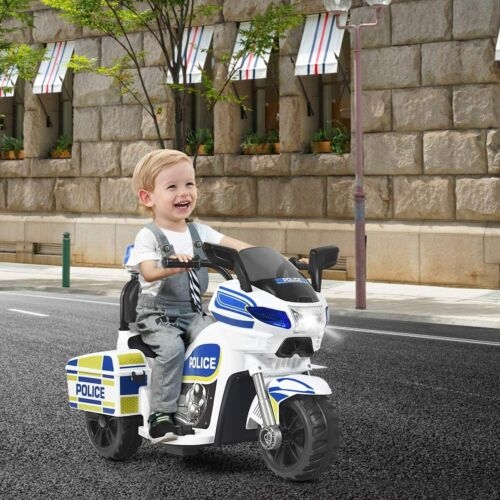 Rev Up the Fun with Our 6V Electric 3-Wheel Motorcycle Toy for Kids - Complete with Sound Effects!