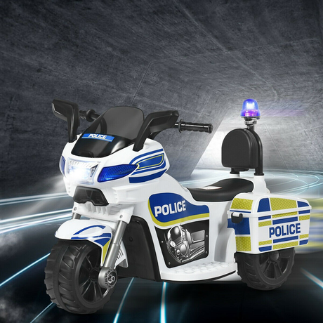 Rev Up the Fun with Our 6V Electric 3-Wheel Motorcycle Toy for Kids - Complete with Sound Effects!