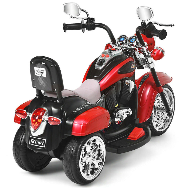 Rev Up the Fun with Our 6V Kids Chopper Motorcycle Trike in Red!