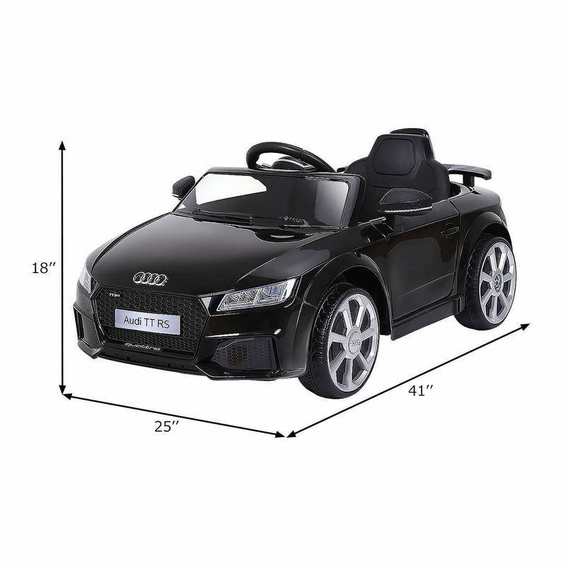 Rev Up the Fun with the 12V Electric Audi TT RS Mini Ride-On Car for Kids - Includes Remote and MP3 Compatibility!