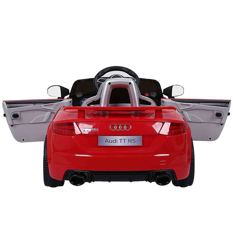 Rev Up the Fun with the 12V Electric Audi TT RS Mini Ride-On Car for Kids - Includes Remote and MP3 Compatibility!