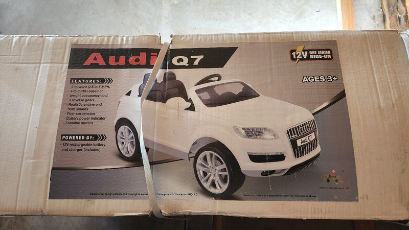 Rev Up the Fun with the Audi Q7 12V Ride-On Toy for Kids
