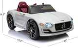 Rev Up the Fun with the Bentley EXP12 Kids Electric Ride-On Car - 12V Battery Powered, 4 Wheels