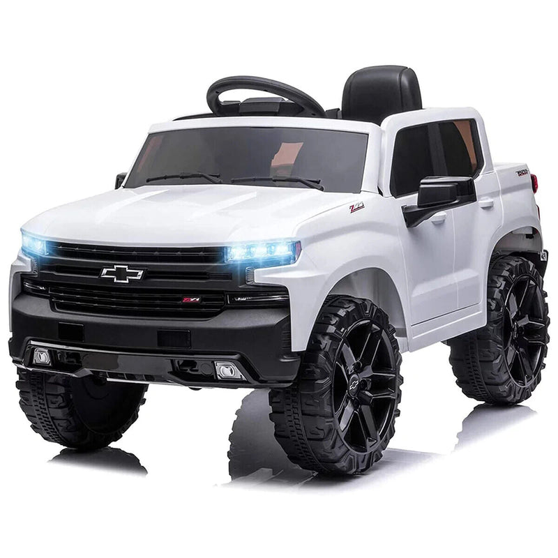 Rev Up the Fun with the Funtok Chevrolet Silverado 12V Electric Ride-On Car for Kids